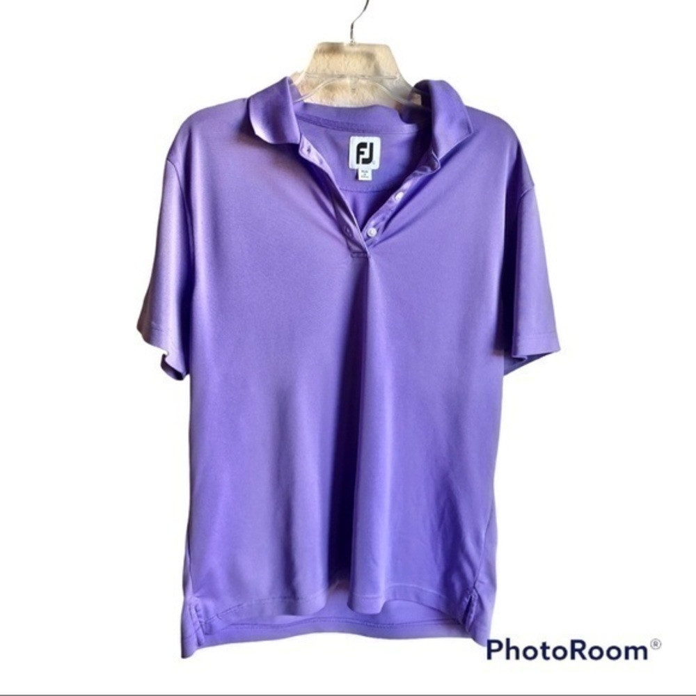 Foot Joy lavendar purple polo golf collared shirt large